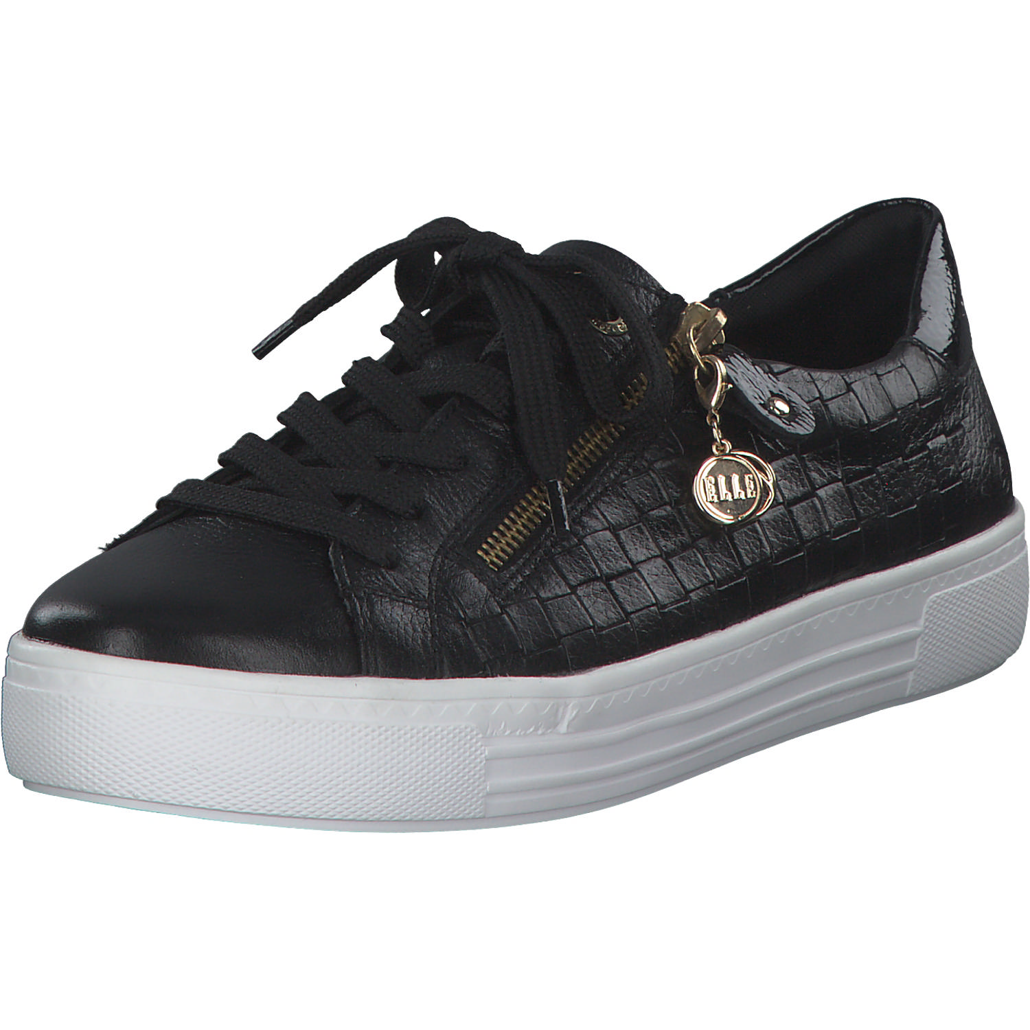 Remonte D0916, Schnürschuhe, Damen, schwarz/schwarz/black