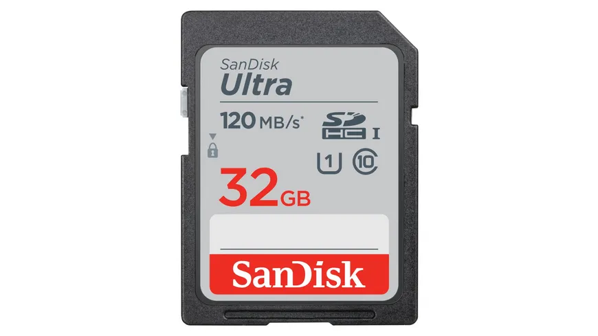 SanDisk SDHC Ultra 32GB (Class 10/UHS-I/120MB/s)