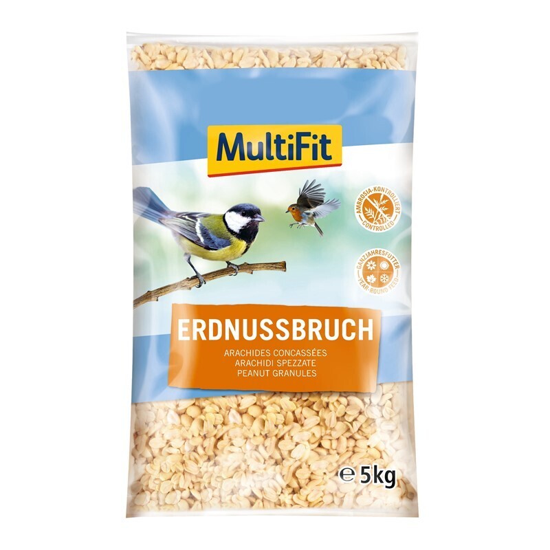 MultiFit Wildvogelfutter MultiFit Erdnussbruch 5 kg