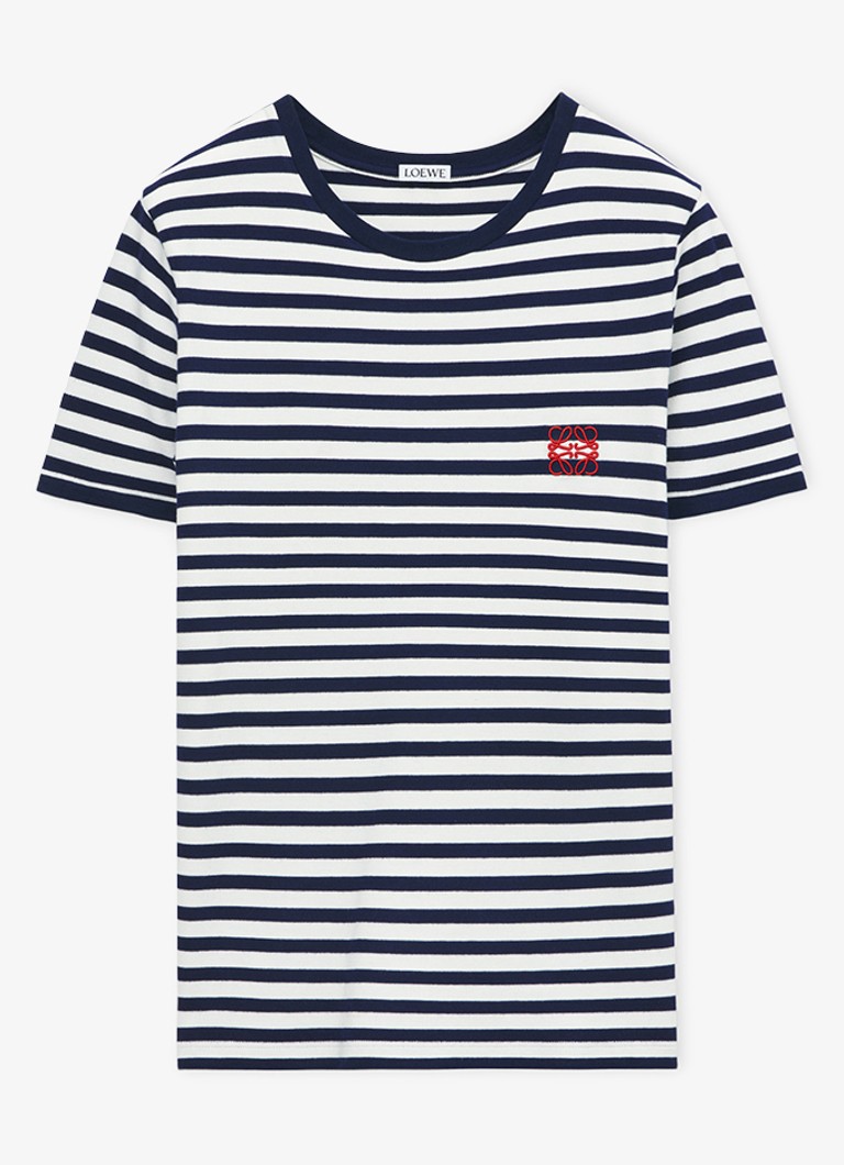LOEWE  T-shirt met streepprint