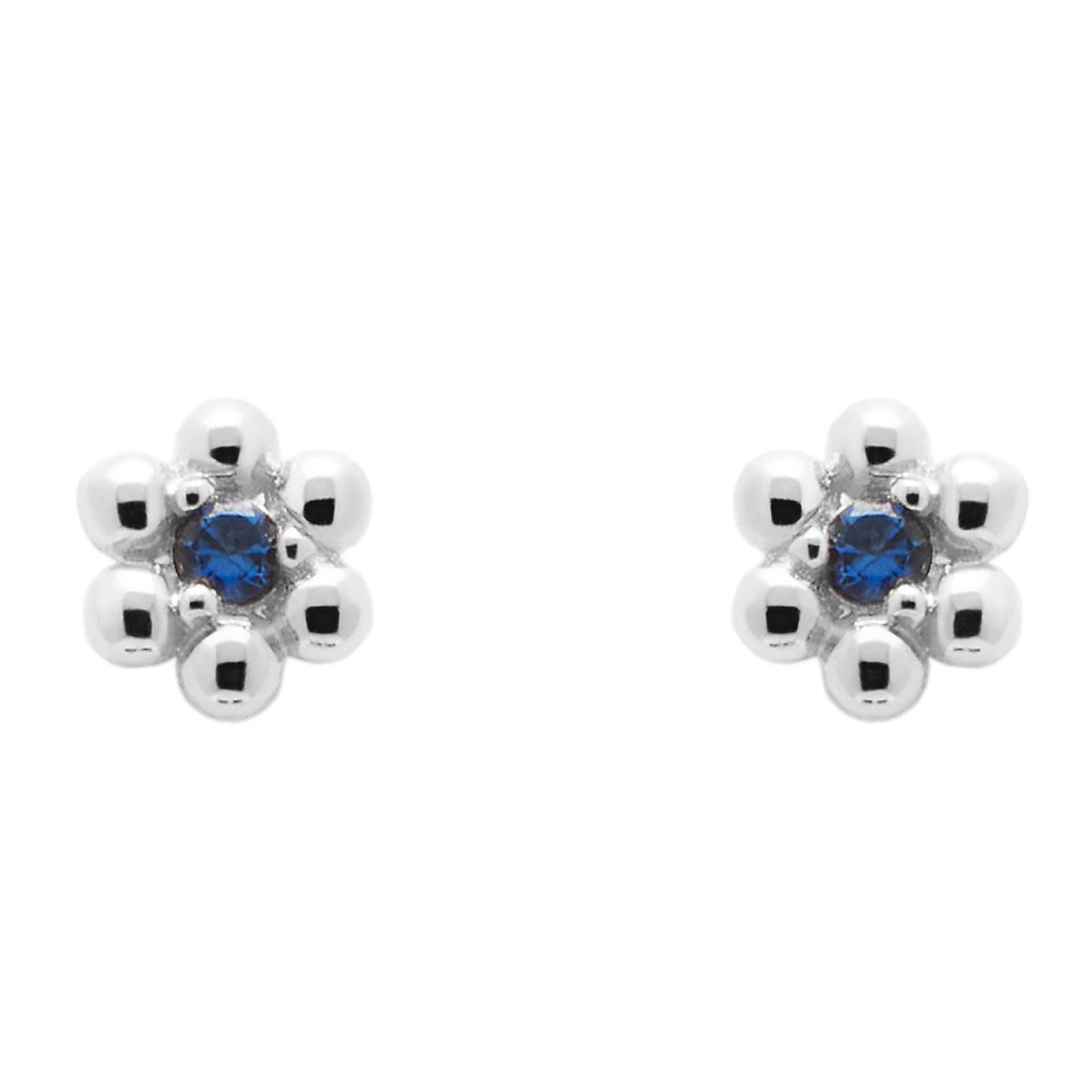 Kinder-Ohrringe Ohrstecker Marguerite Silber Ohrstecker