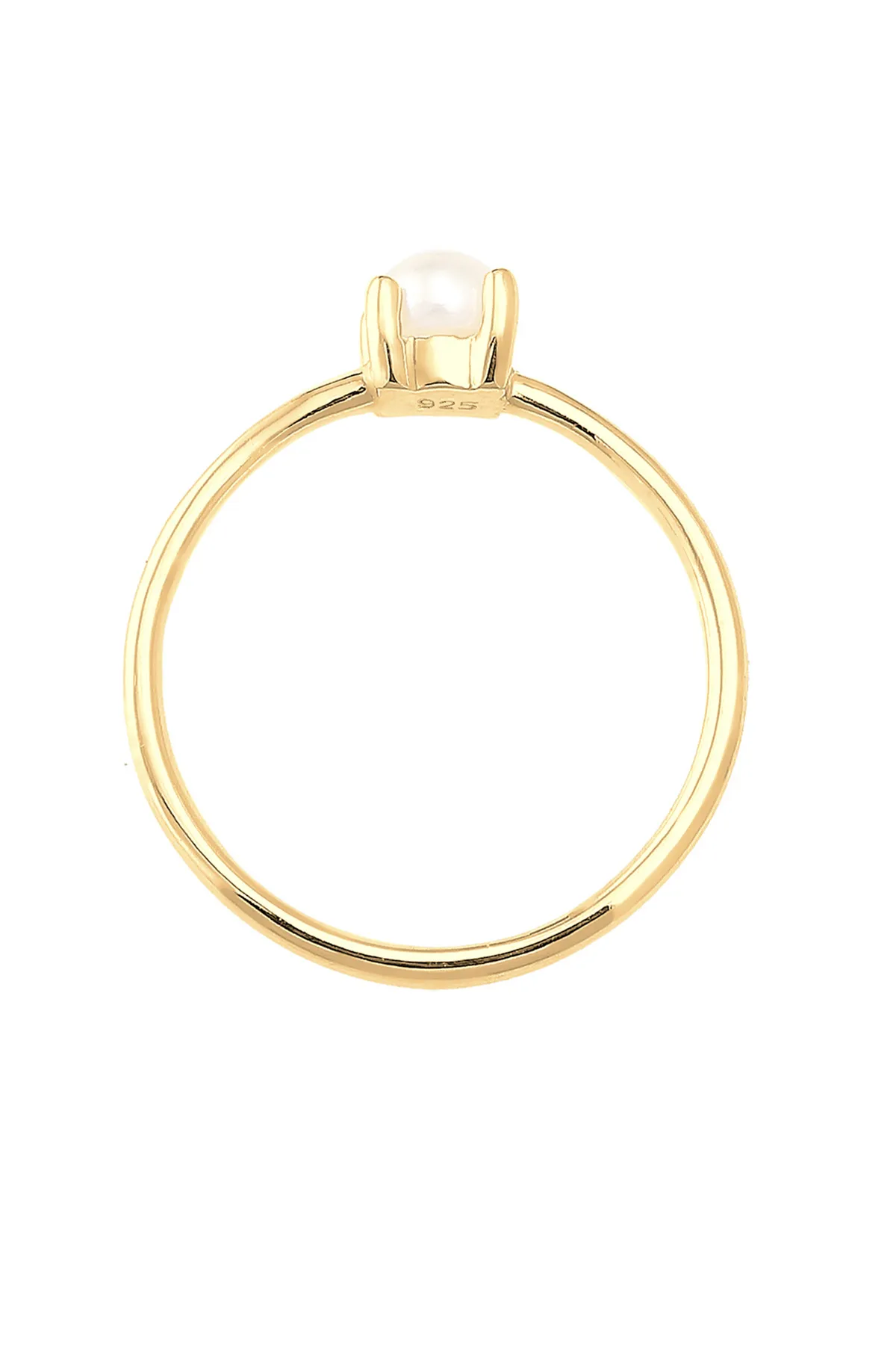 ELLI  Ring - Goldfarben - Ohne Stein