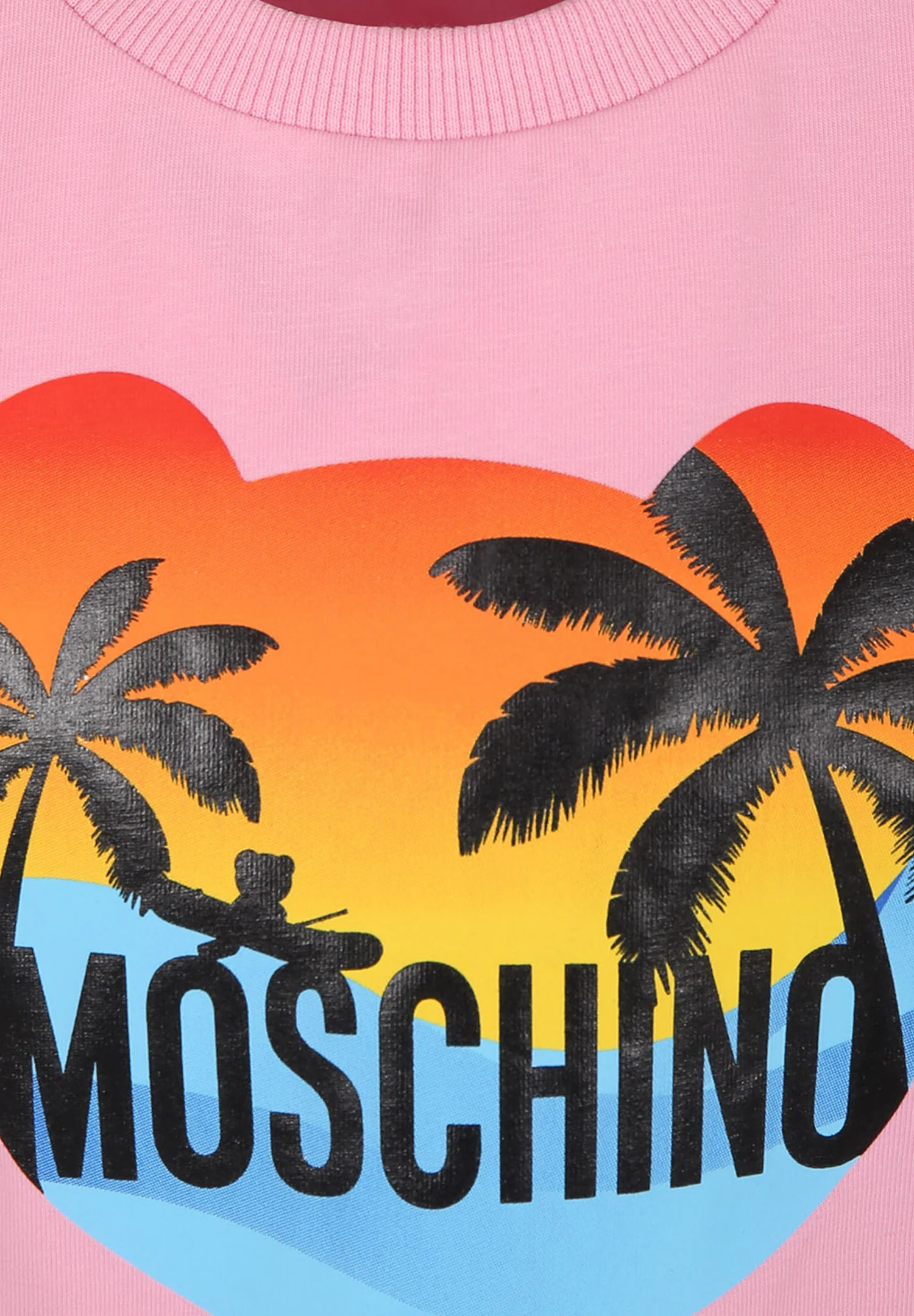 Camiseta estampada con el logotipo de MOSCHINO