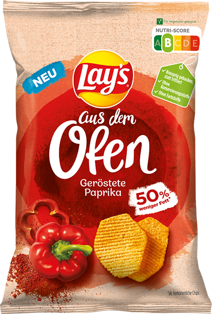 Lay's aus dem Ofen Geröstete Paprika
