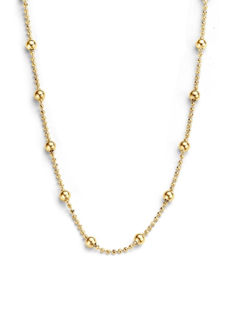Casa Jewelry Combi Balls kaklarota, pārklāta ar zelta pārklājumu un kulonu
