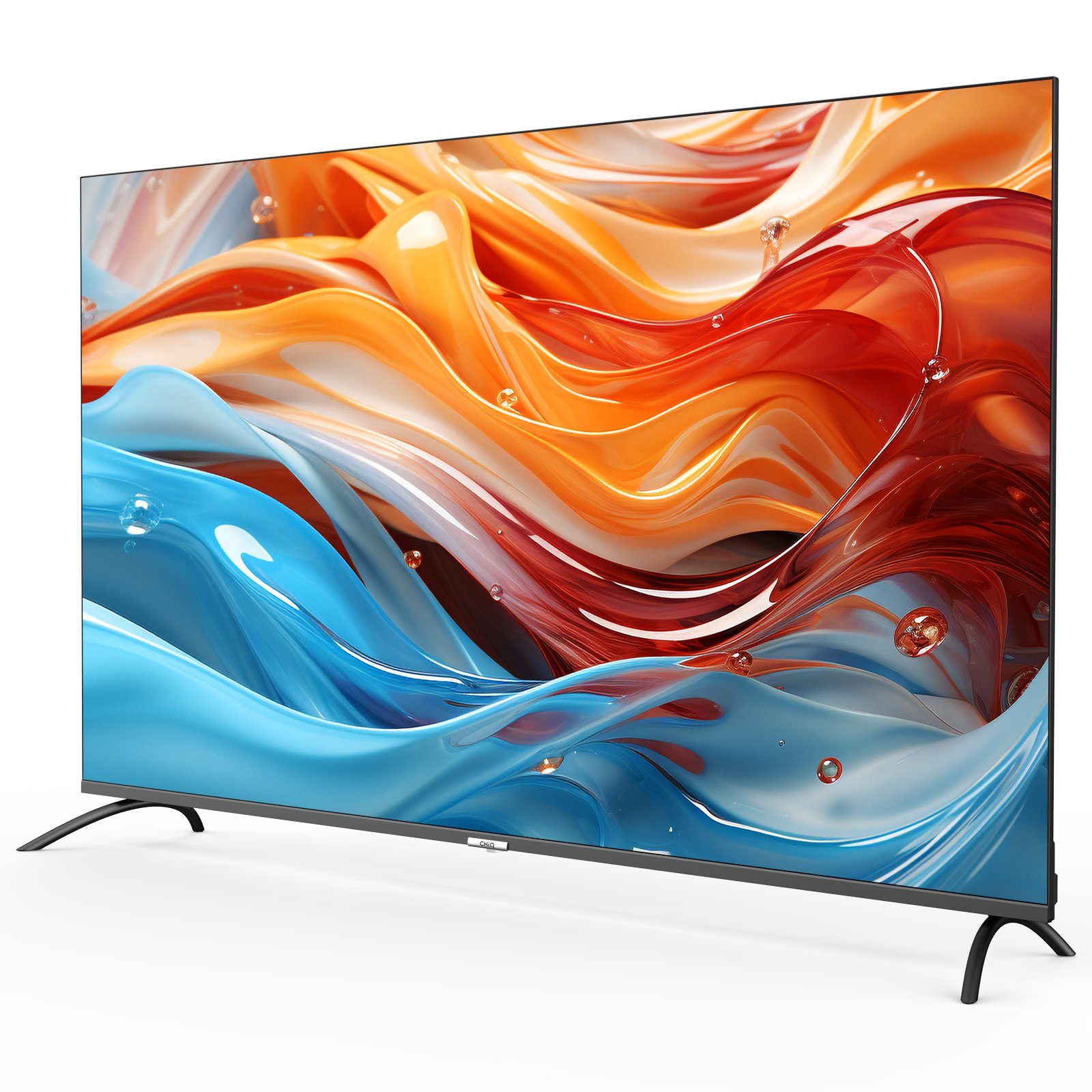 CHiQ U55QM8G QLED-Fernseher (139,00 cm/55 Zoll, 4K Ultra HD, Smart-TV, Google TV, WCG,Metall Rahmlos design, Google Assistant)