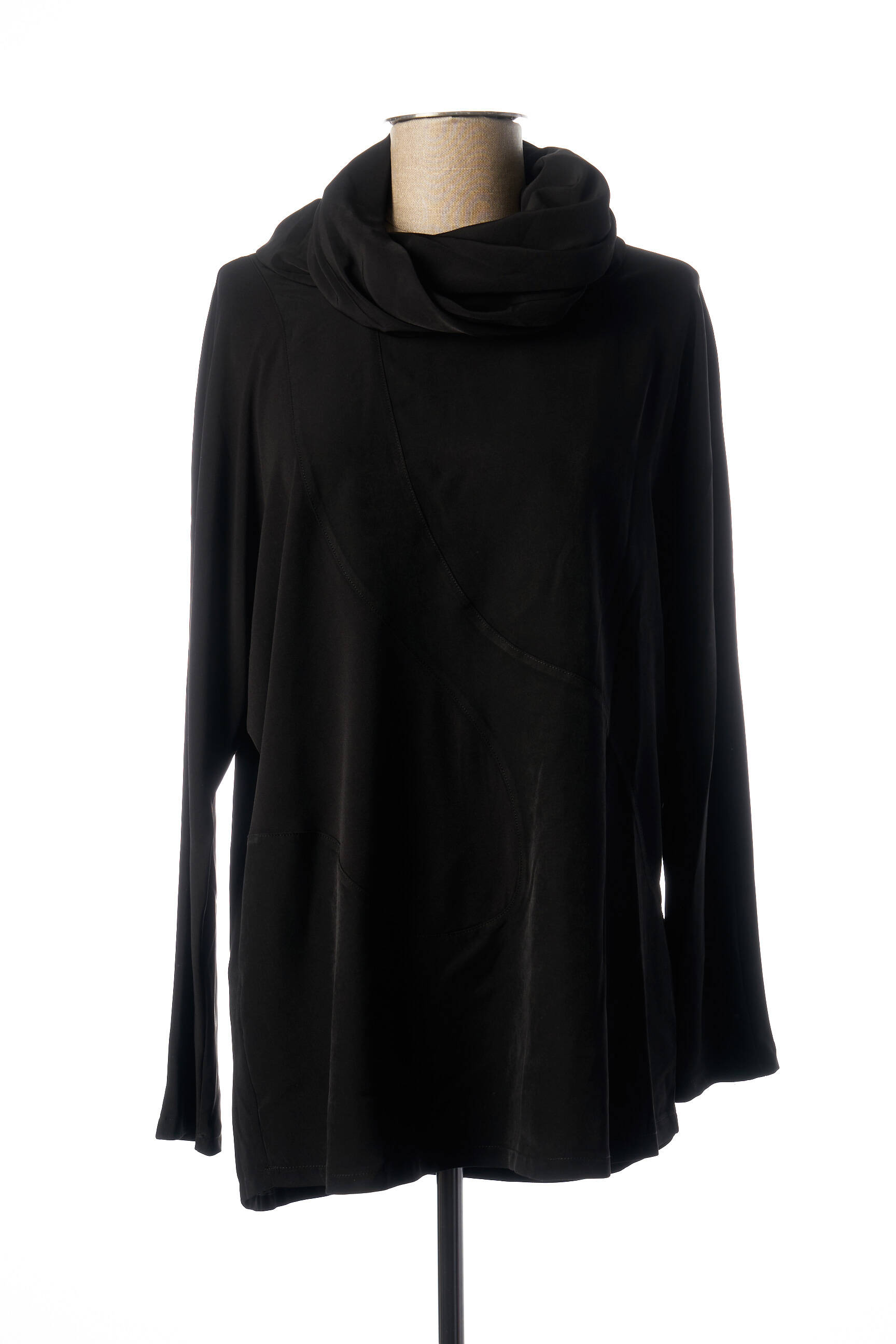 Nijii Tuniquemanchelongue Femme couleur noir