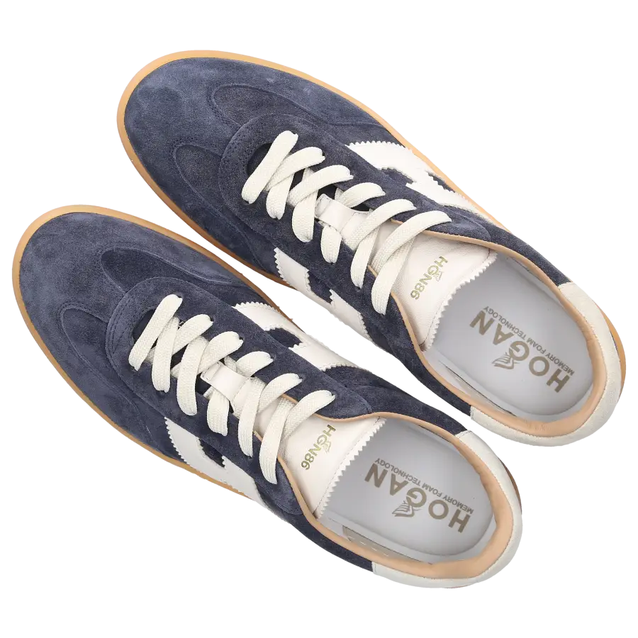Hogan - Sneaker low H327 Veloursleder - blau