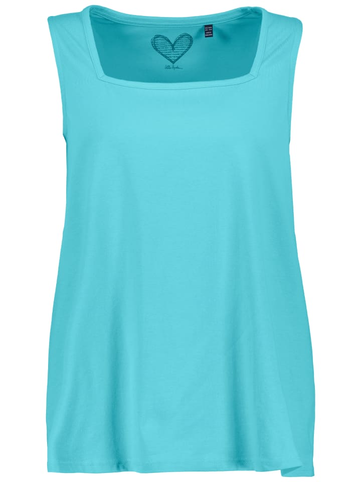 Ulla Popken Shirt in tiefes aqua günstig kaufen