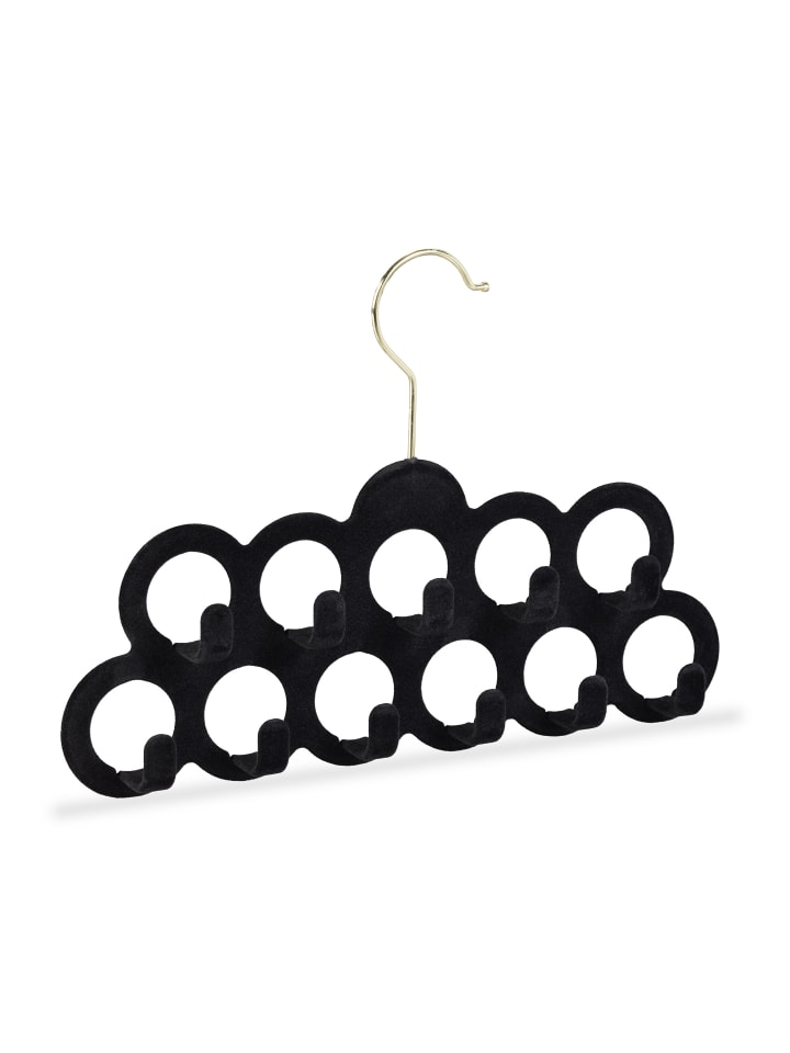 relaxdays Schalhalter in Schwarz günstig kaufen onesize