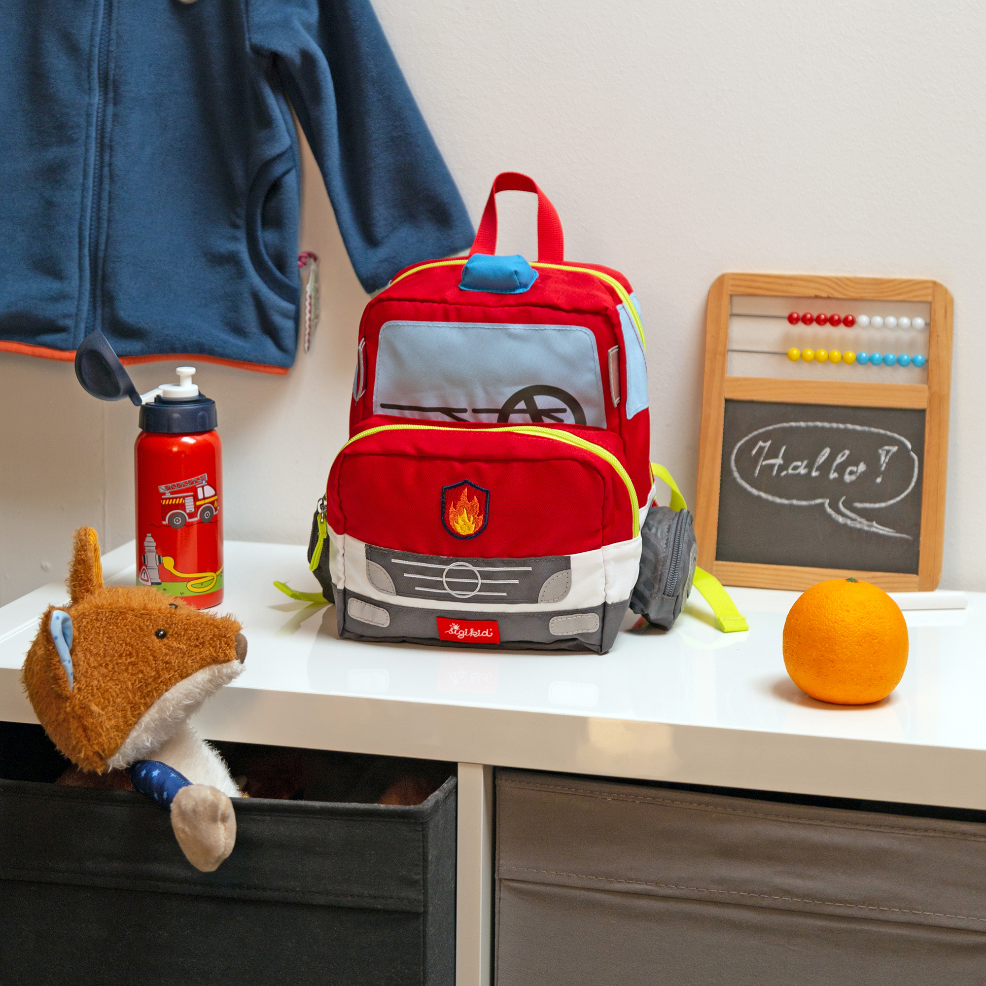 Kinder Rucksack Feuerwehrauto