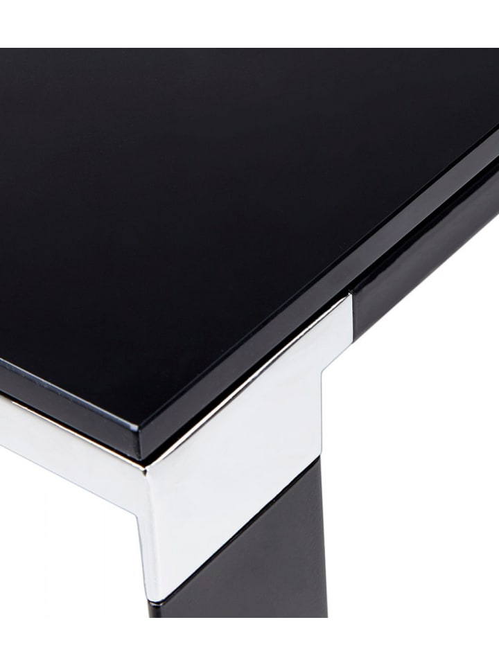 KADIMA DESIGN Chefschreibtisch aus Glas und Metall | Moderner Stil in Schwarz günstig kaufen