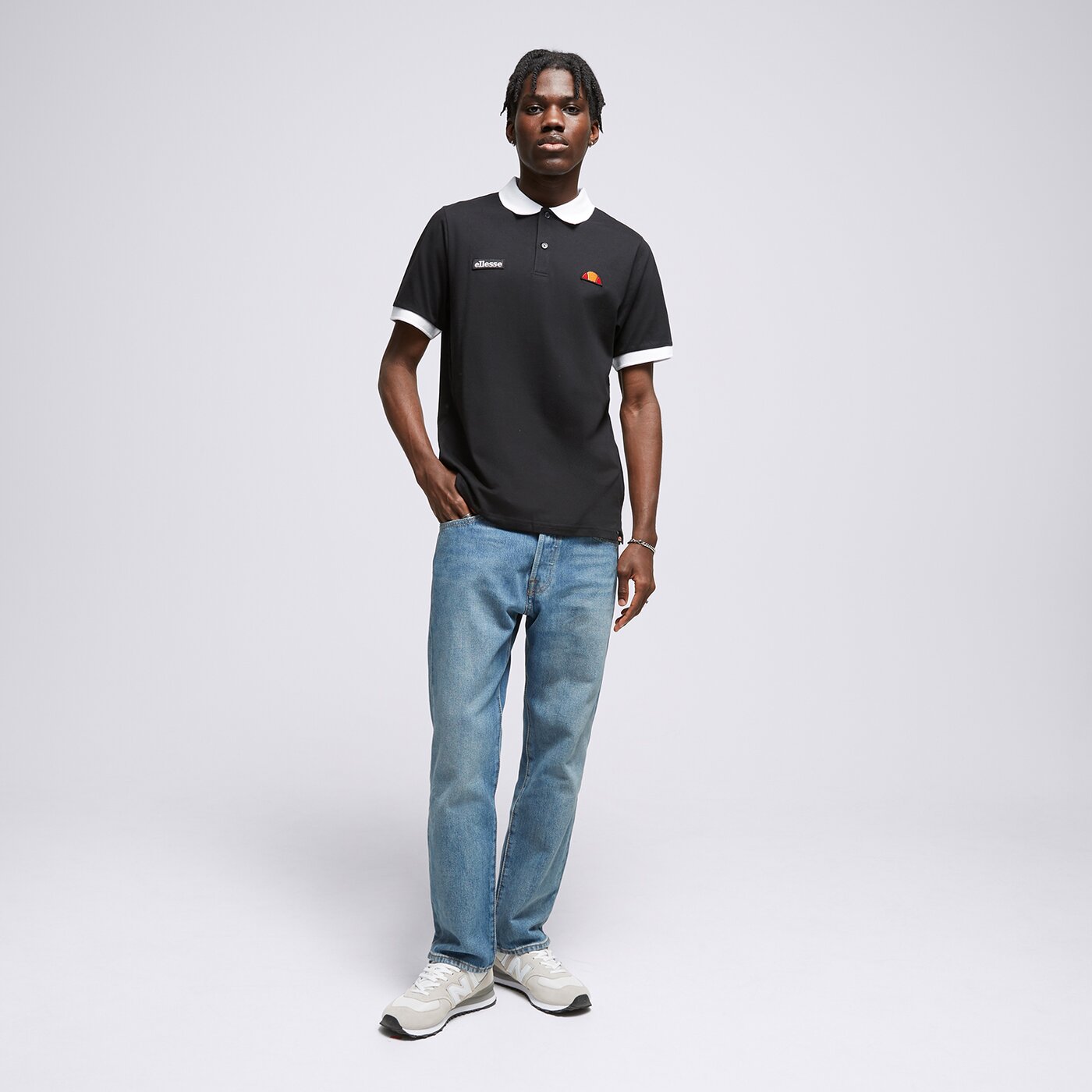 ELLESSE POLO LESSEPSIA POLO BLK Schwarz