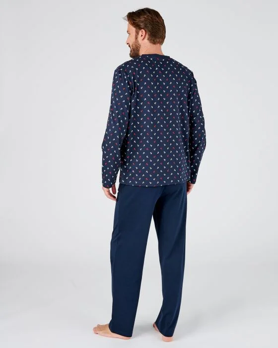 Pyjama en pur coton peigné
