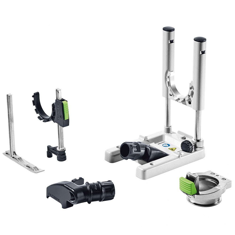 Kit inicial de adaptador de imersão FESTOOL OCS 203258 com limitador de profundidade e extrator de pó.