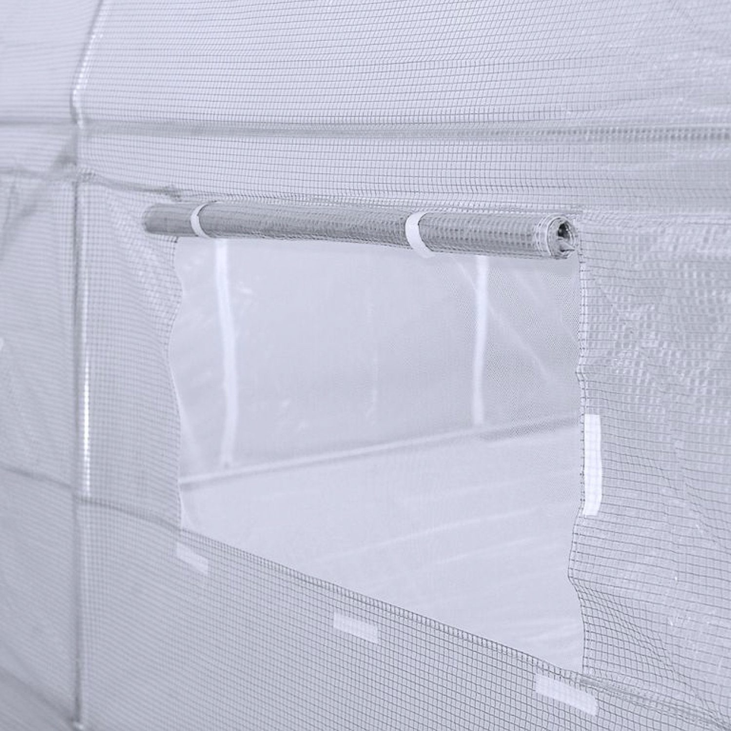 PLANTASIA Foliengewächshaus Folientunnel 300 x 450 cm, mit 6 Seitenfenster, BxTxH: 300,00 x 450,00 x 200,00 cm, Treibhaus, UV-beständig, Farbwahl
