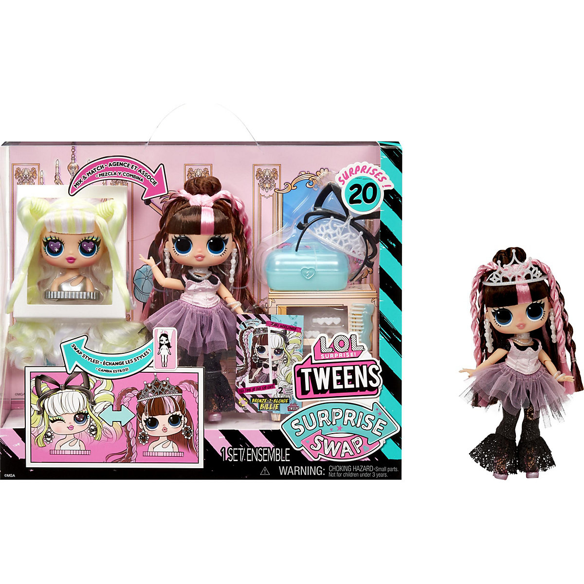 L.O.L. Surprise Tweens Surprise Swap Fashion Puppe Serie 1 - Bronze-2 - Blonde Billie