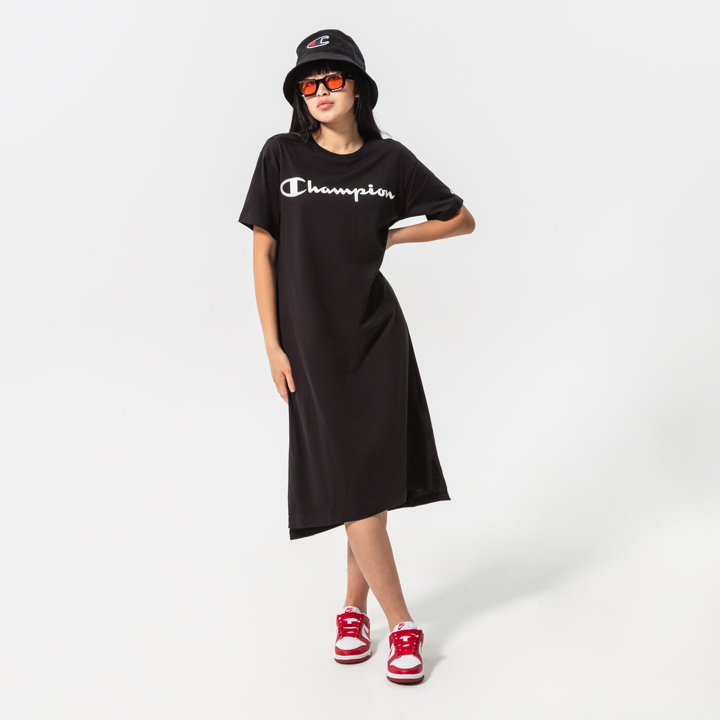 CHAMPION KLEID TRAININGSANZUGS Schwarz