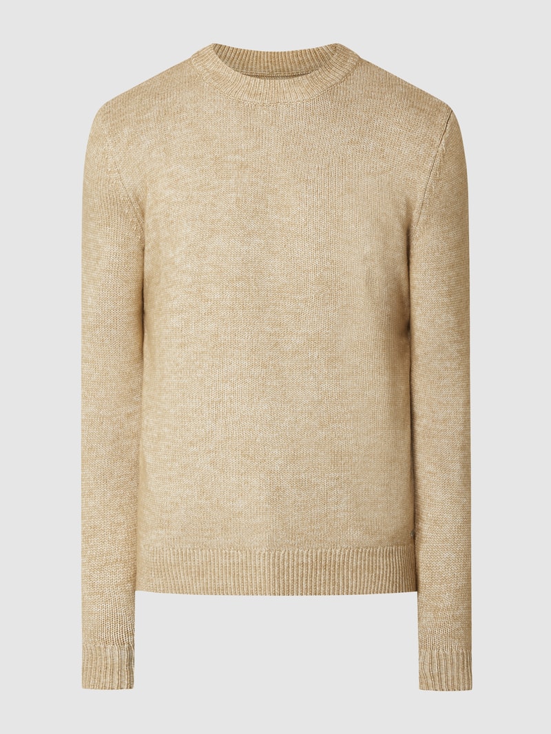 Pullover mit Woll-Anteil in beige