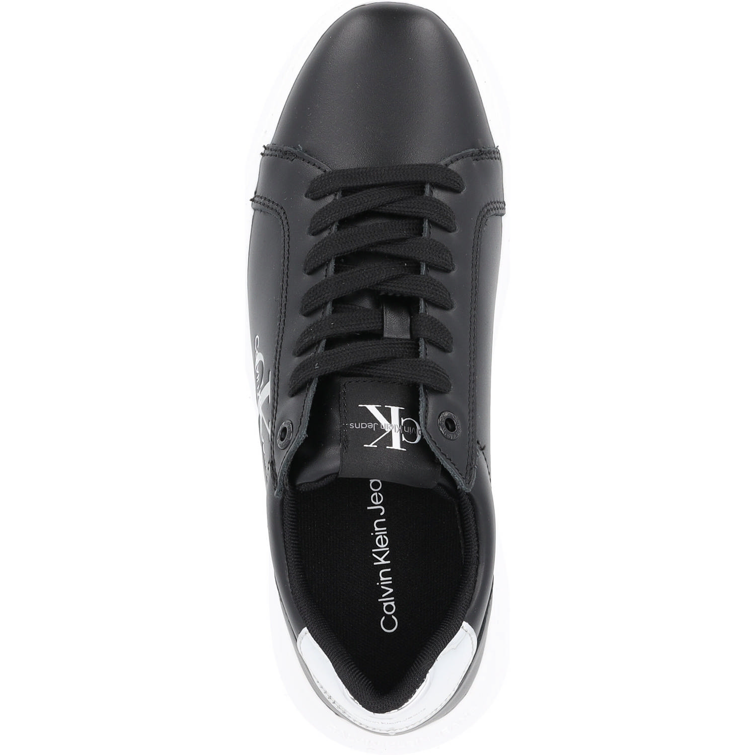 Calvin Klein YW0YW01224, Schnürschuhe, Damen, Black/silver