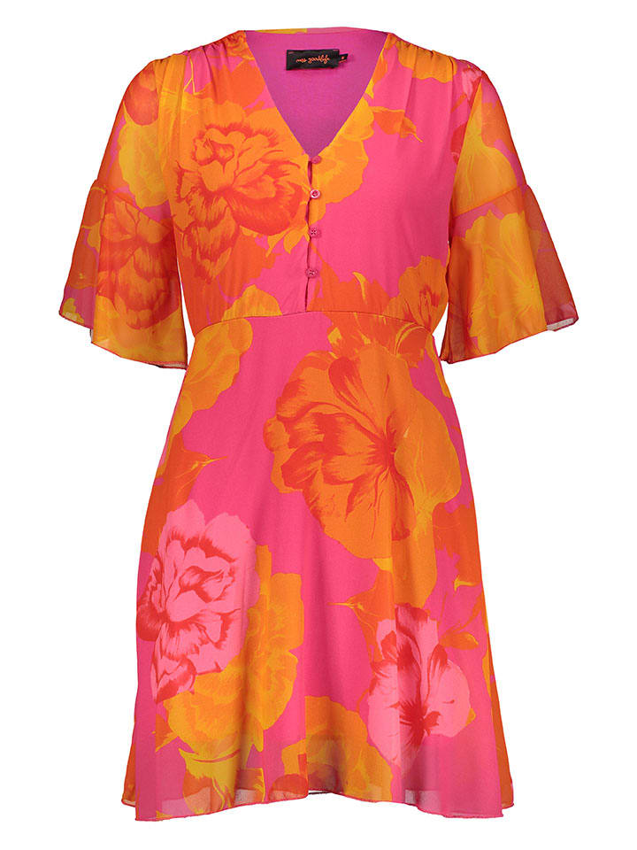 miss goodlife Kleid in Pink/ Orange günstig kaufen