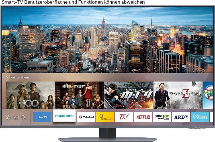 Samsung GQ75QN90CAT LED-Fernseher (189 cm/75 Zoll, Smart-TV, Neo Quantum HDR+, Neural Quantum Prozessor 4K, Dolby Atmos & OTS)