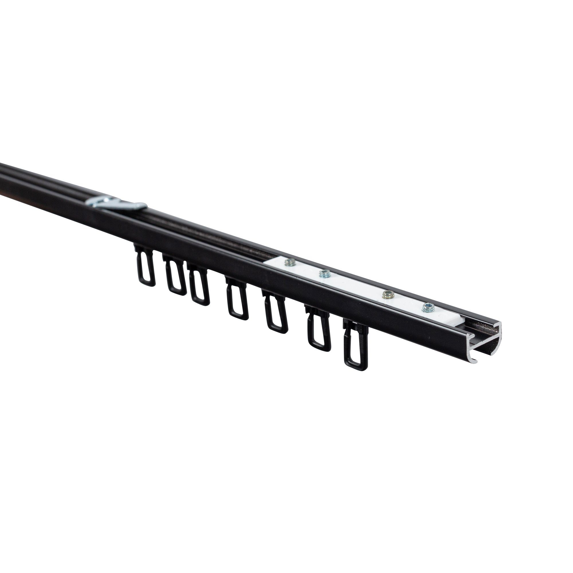 Vorhangschiene SC Set, 1-läufig, Innenlauf, SN DECO GROUP, Fixmaß, Verschraubt
