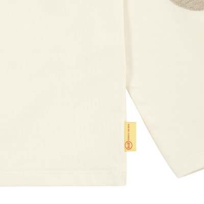 Poloshirt langarm, beige für Jungs