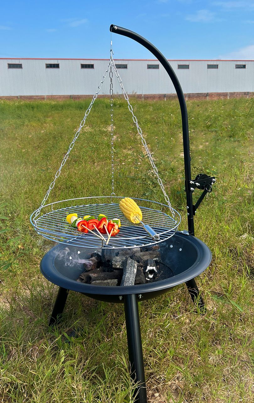 grillgourmet Schwenkgrill Grillset Ø 55 x 100 cm