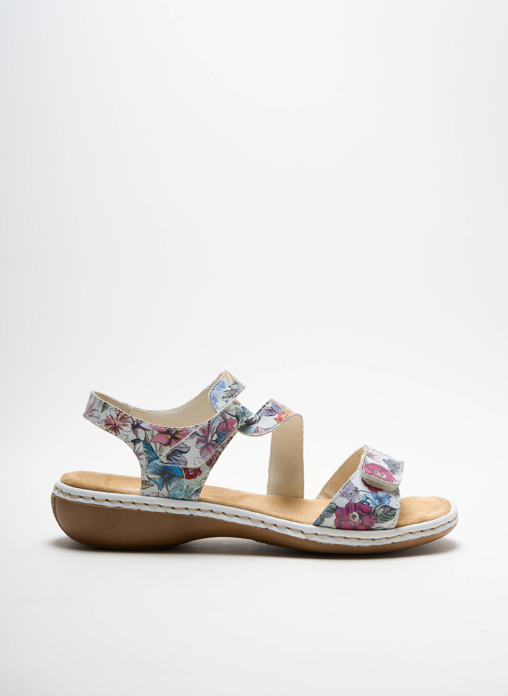 Rieker Sandales Nu Pieds Femme couleur blanc