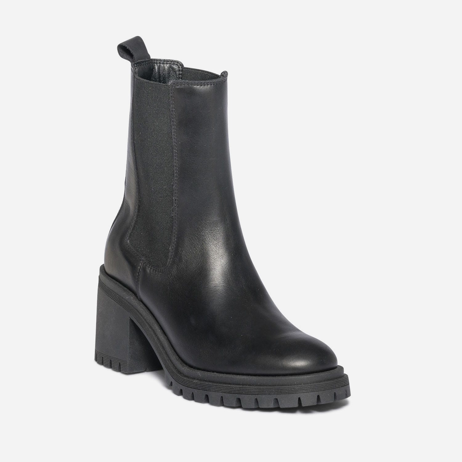 Chelsea boots TEXTO noir en cuir