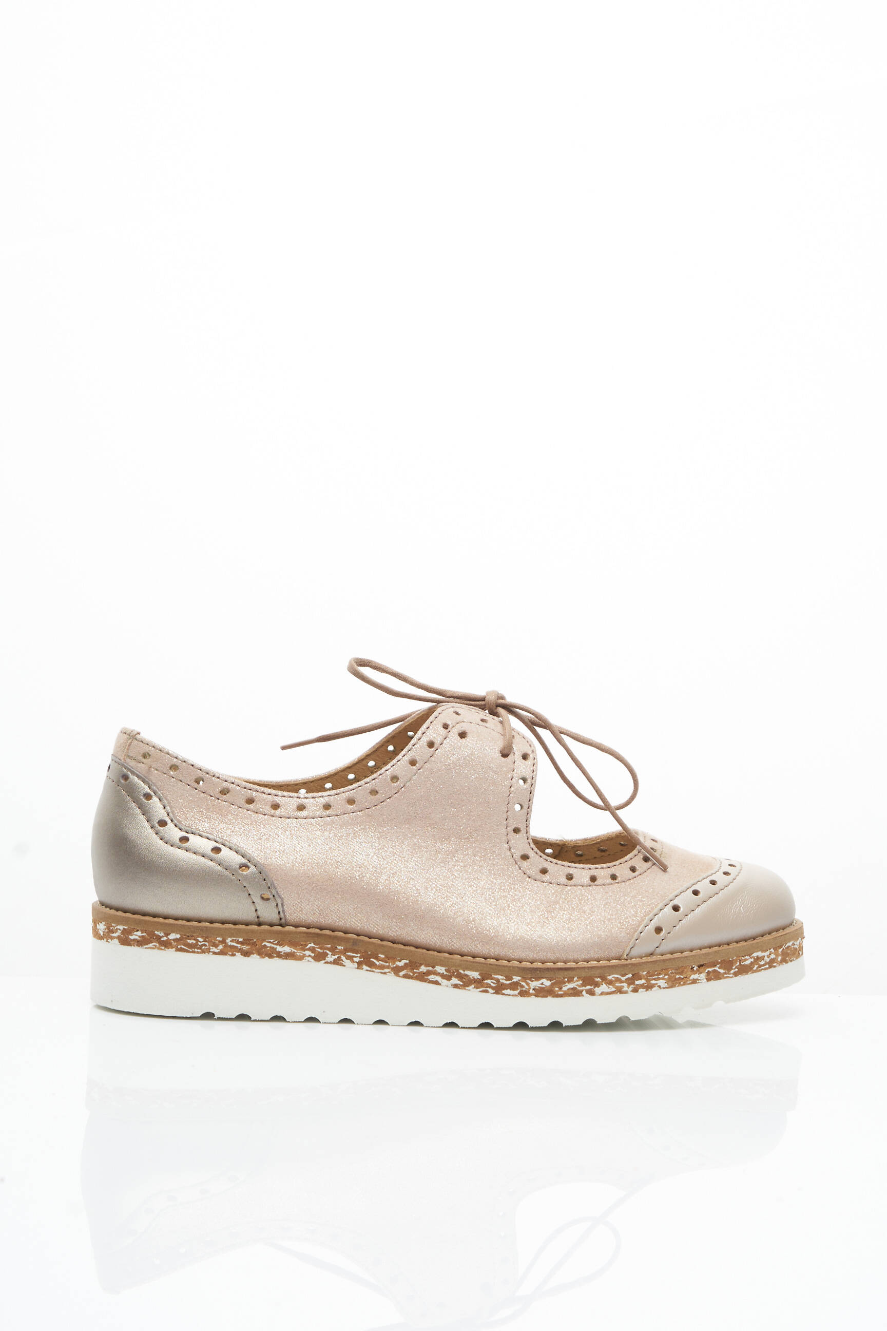 Pinto Di Blu Derby Femme couleur beige