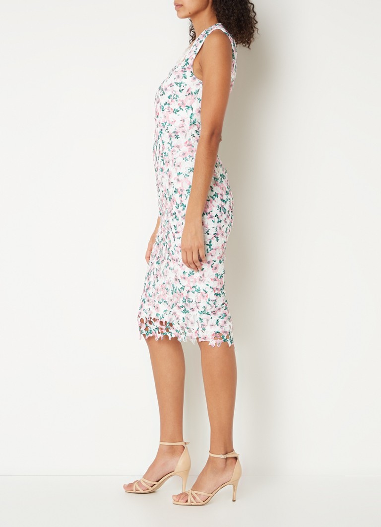 Vestido midi ajustado con estampado floral Diana de Phase Eight