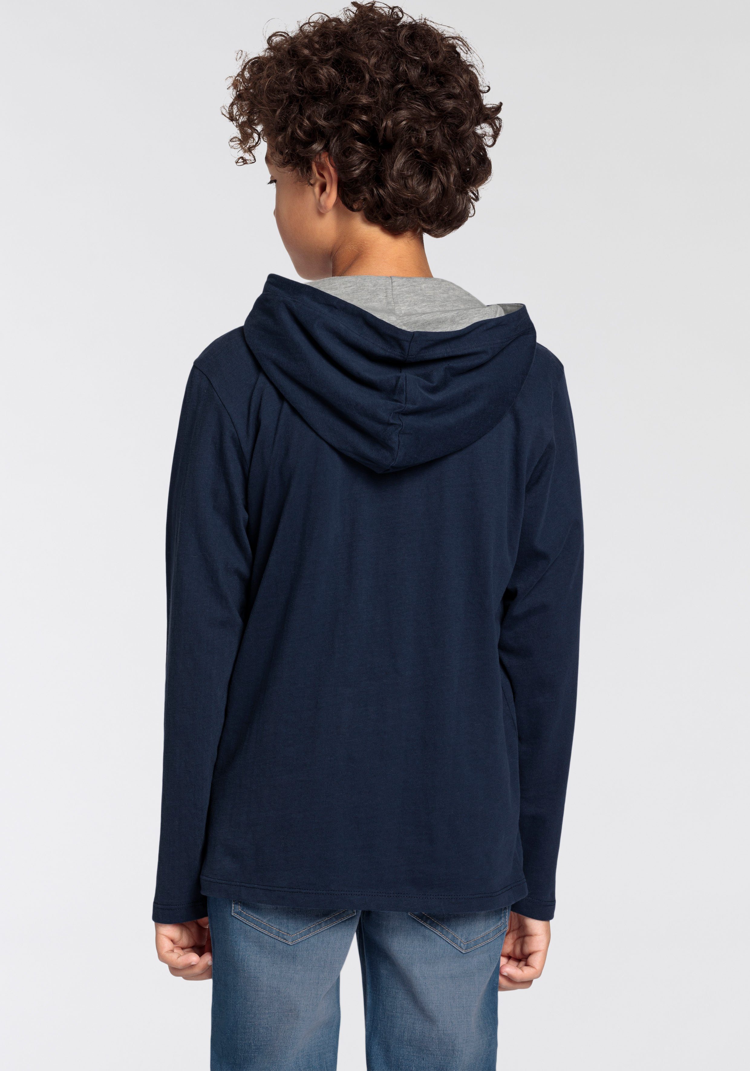 DELMAO Kapuzenshirt für Jungen, mit gefütterter Kapuze. NEUE MARKE