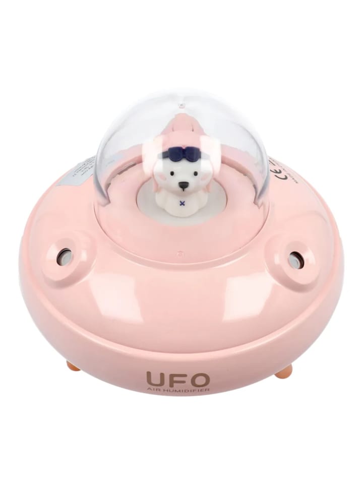 COFI 1453 Aromatherapie-Luftbefeuchter/Diffusor UFO in rosa 400ml in Schwarz günstig kaufen onesize