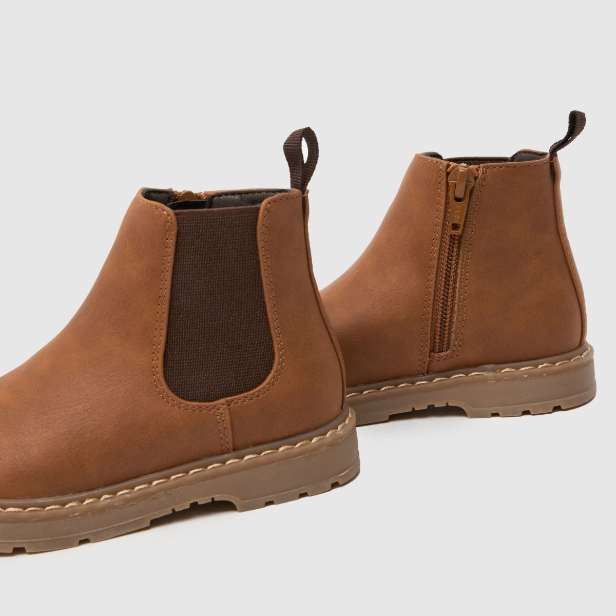 Schuh rjavi najkulnejši chelsea škornji za malčke