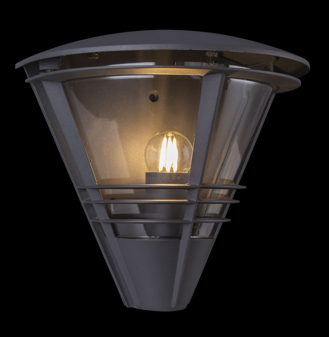 Globo Lighting - SALLA - Außenleuchte Aluminium anthrazit, 1x E27