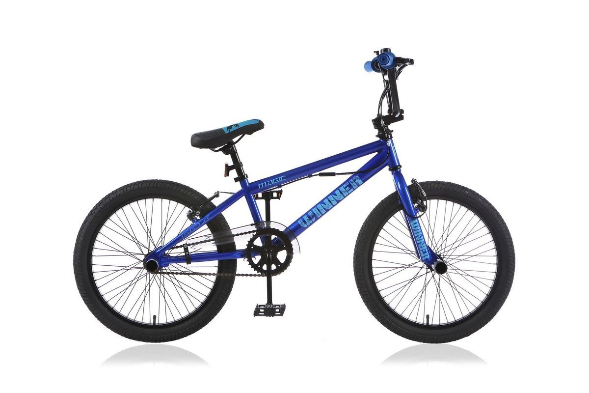 T&Y Trade BMX-Rad 20 ZOLL BMX KINDER FAHRRAD RAD 360° ROTOR Freestyle WINNER BLAU BIKE, 360° Rotor, Kettenschutz, Pegs