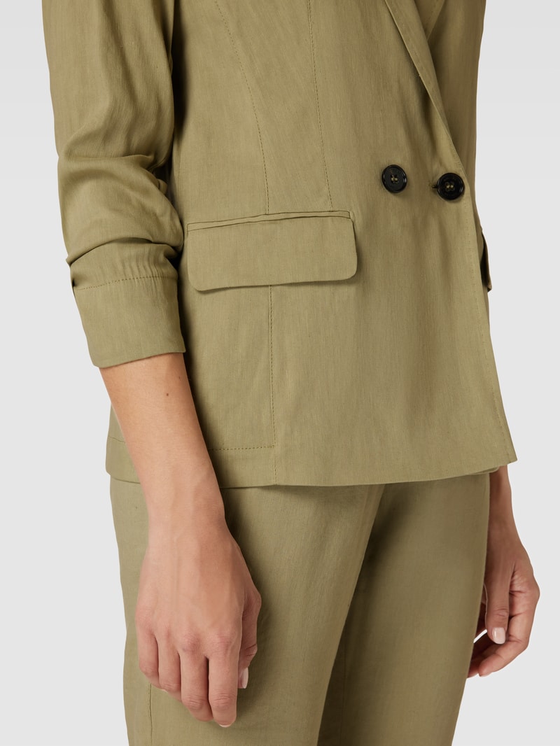 Blazer mit Pattentaschen in khaki