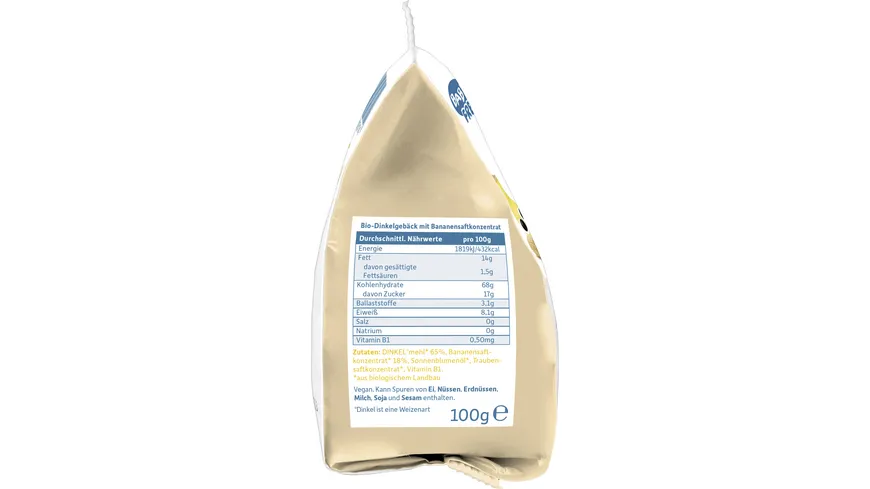 Freche Freunde Bio Babykekse Dinkel & Banane 100 g