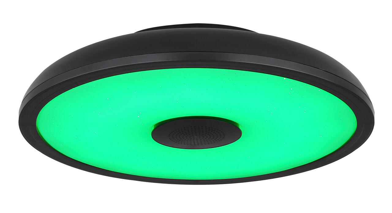 Globo Lighting - RAFFY - Deckenleuchte Kunststoff schwarz, LED