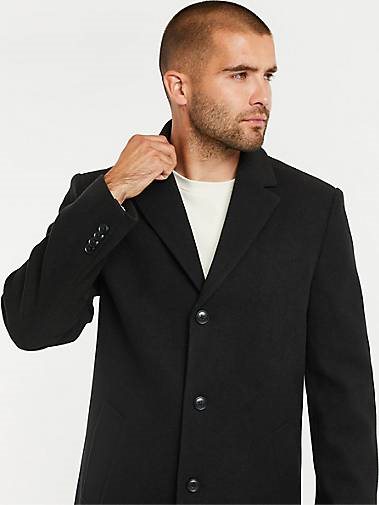 Threadbare Wollmantel