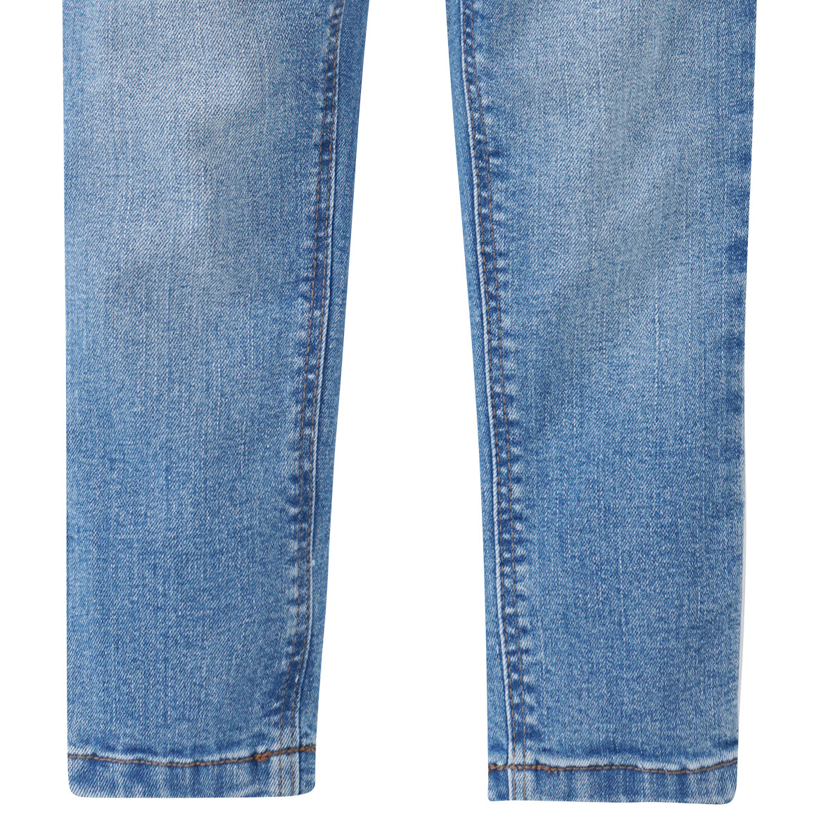 Mädchen Slim-Jeans mit verstellbarem Bund