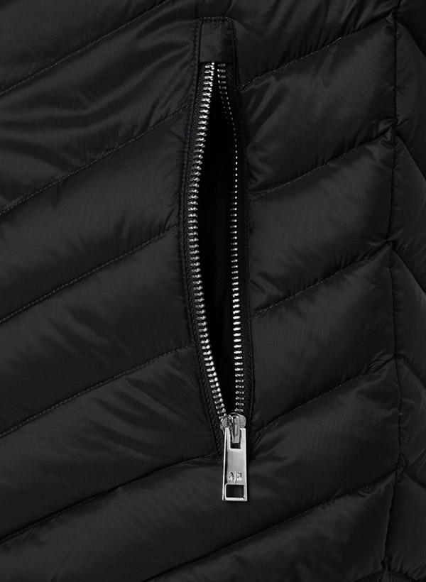 ARMANI EXCHANGE, Daunenweste, Mikrofaser, schwarz