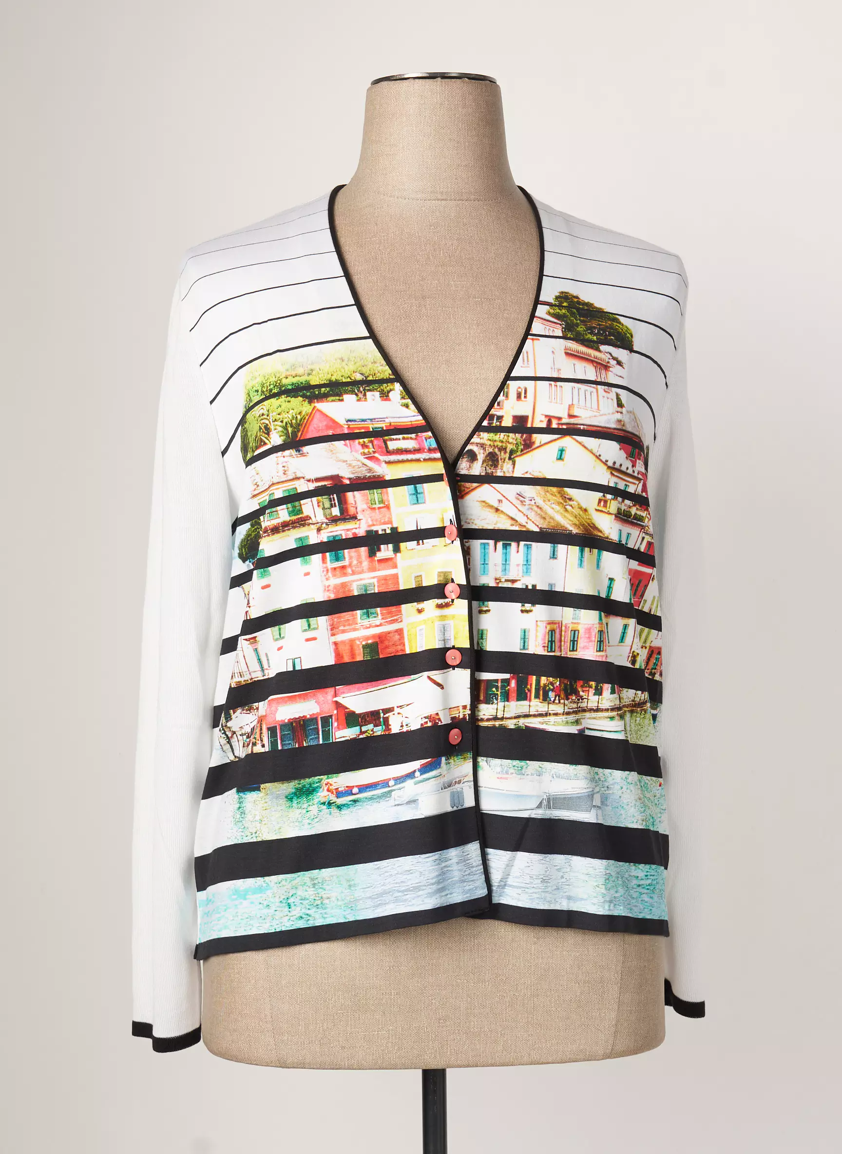 Saint Charles Cardigans Femme couleur blanc
