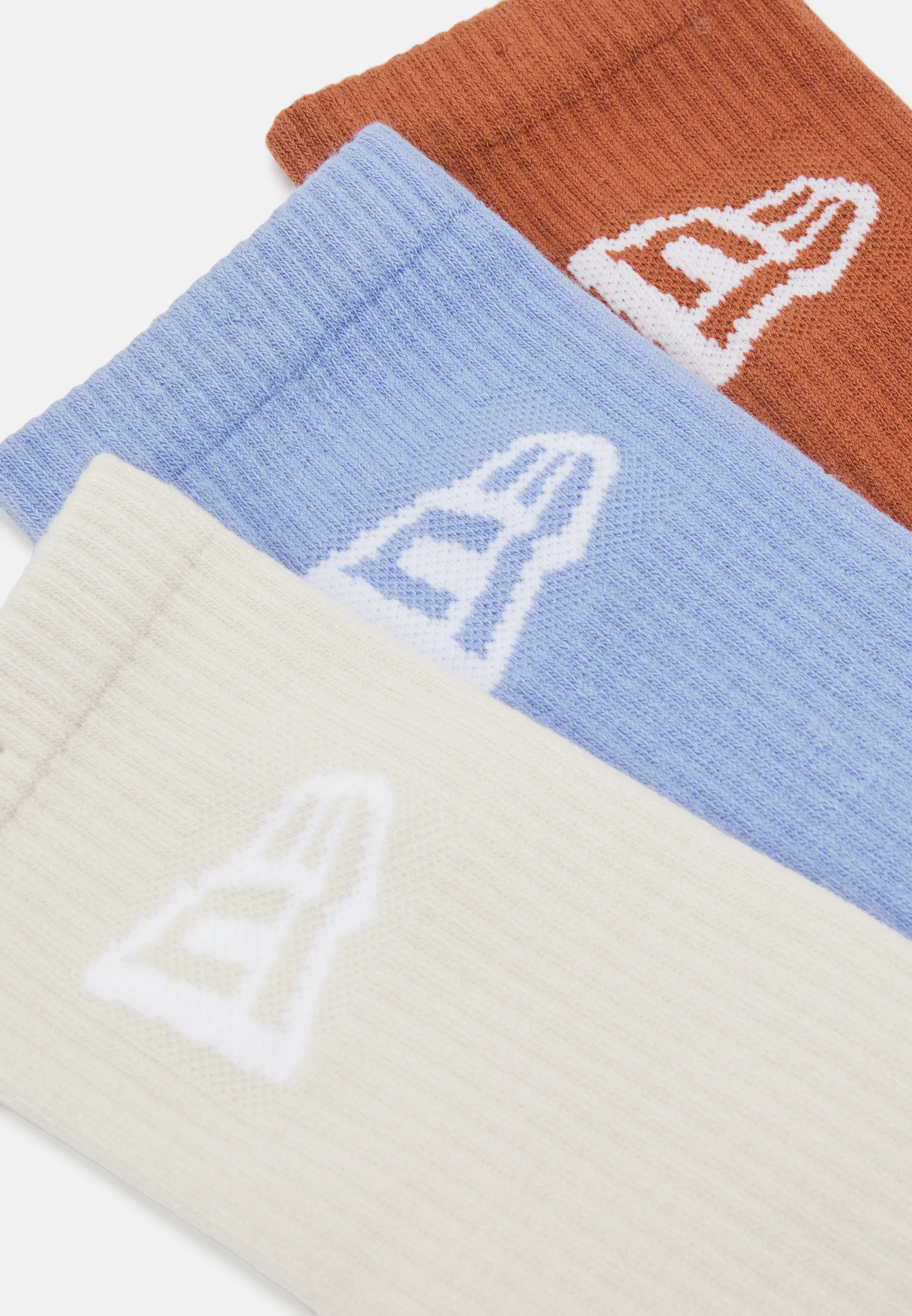 Calcetines deportivos unisex con bandera de New Era (paquete de 3) - Calcetines