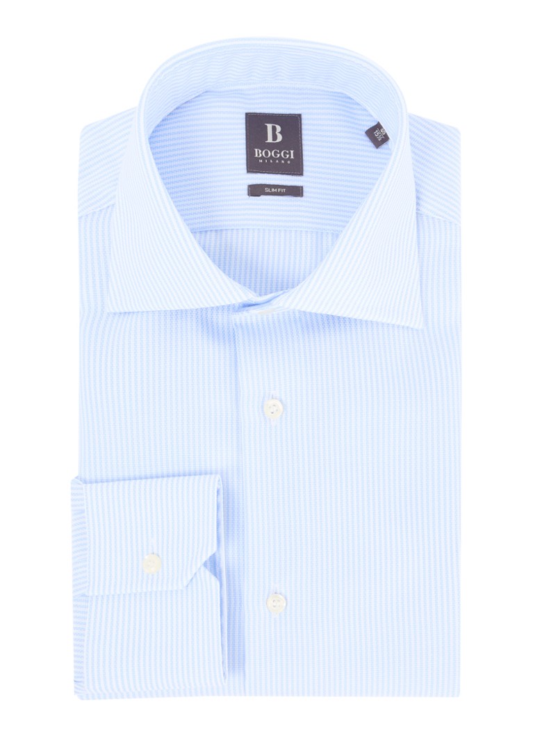 Boggi Milano Slim fit krekls ar svītru apdruku