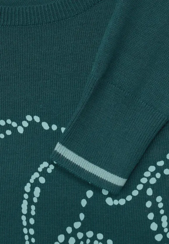 CECIL Strickpullover mit Partprint
