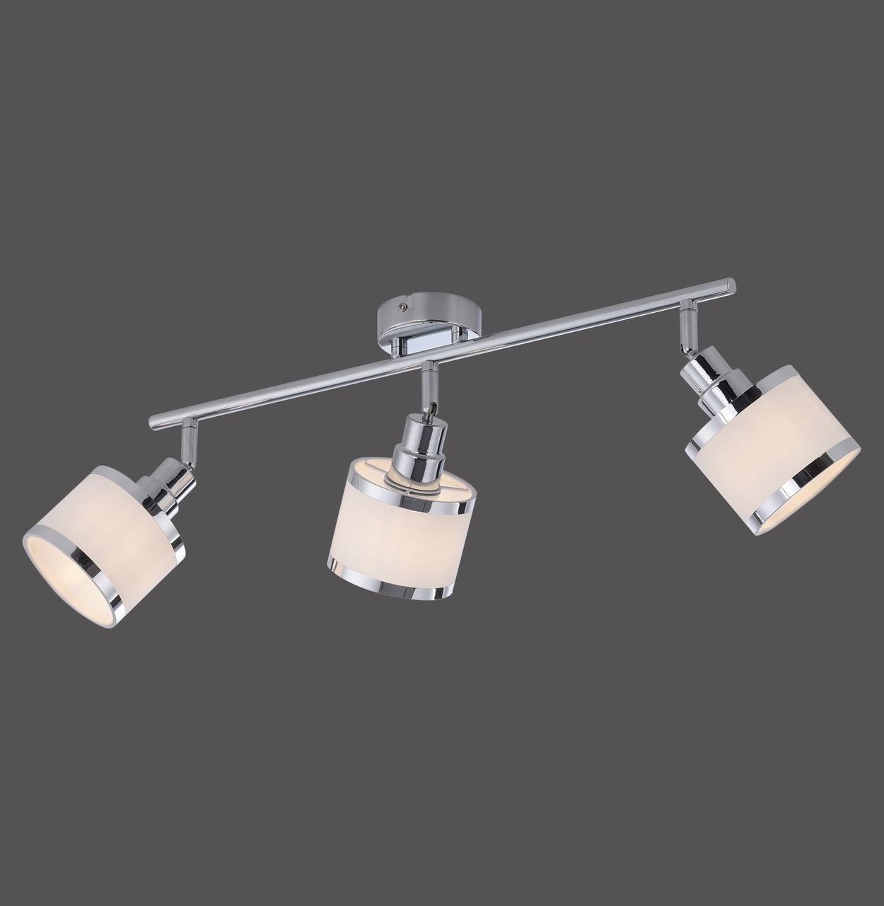 JUST LIGHT LeuchtenDirekt Deckenleuchte ACCOR,  3xE14 max. 25 W, Innenleuchte, IP20, dreh- und schwenkbar