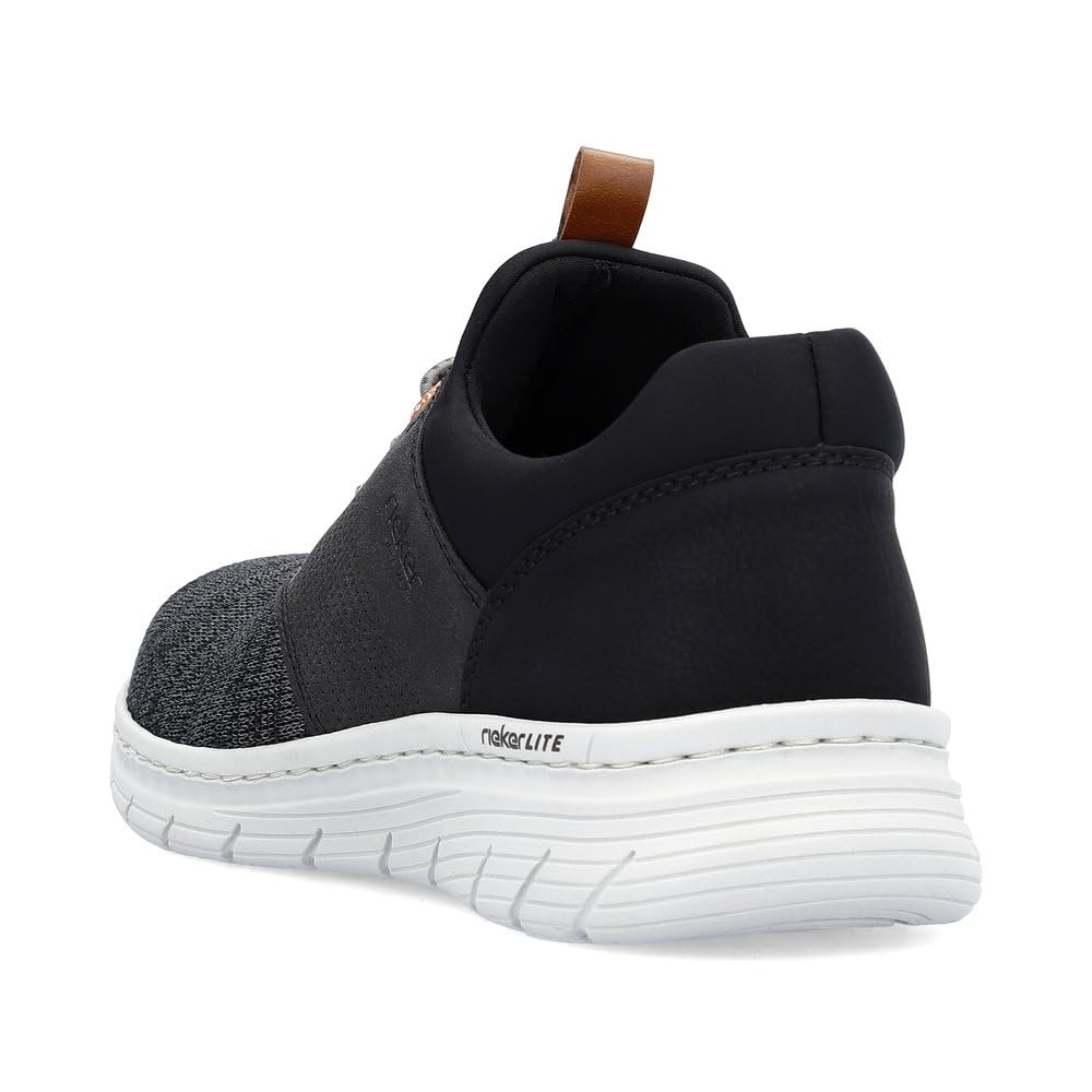 RIEKER Komfort Slipper schwarz
